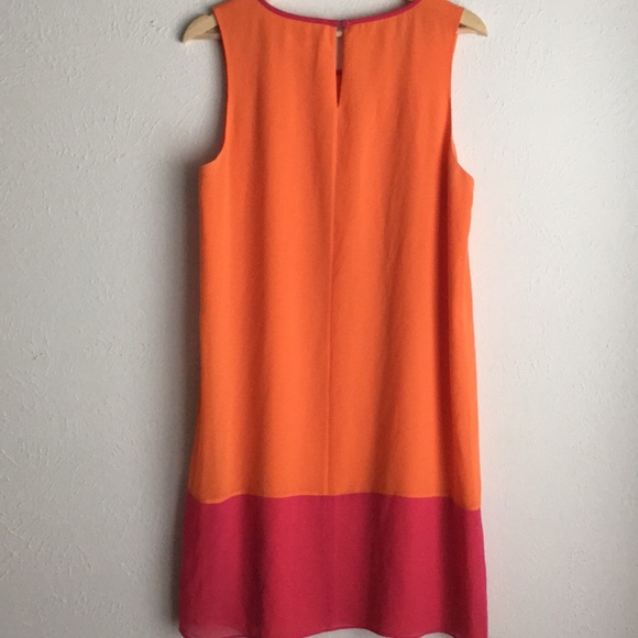 Erin Featherston silk color block shift dress 10 - Picture 6 of 8